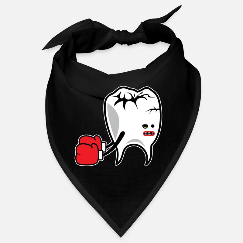 Tooth Boxer K.o. - Bandana - Schwarz