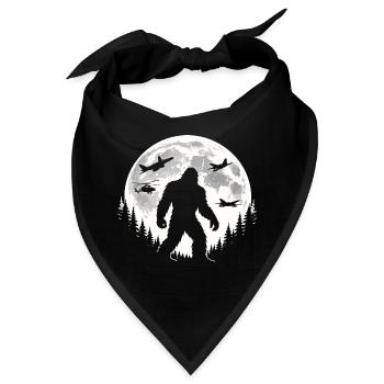 Bigfoot Flugzeuge - Bandana - Schwarz - Vorne