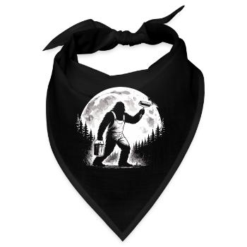 Bigfoot Maler und Lackierer - Bandana - Schwarz - Vorne