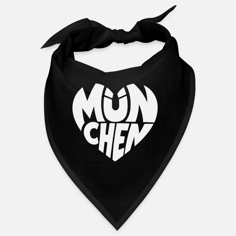 München Herzlogo Typografie Bandana
