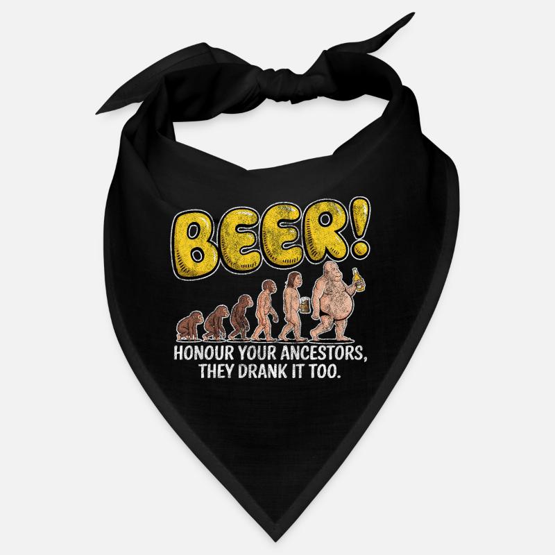Evolution Beer Lustiges Witziges Bier Bandana