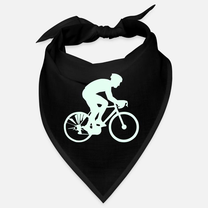 Radfahrer Silhouette Mint Bandana