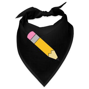Bleistift - Bandana - Schwarz - Vorne