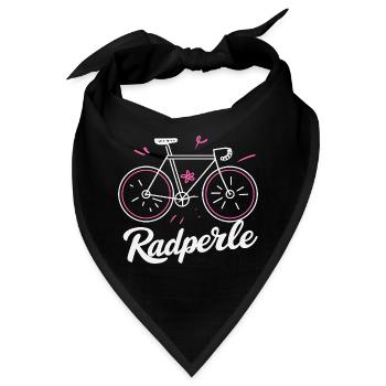 Radperle - Bandana - Schwarz - Vorne