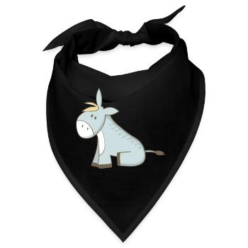 Esel - Bandana - Schwarz - Vorne