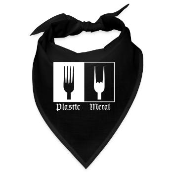 Heavy Metal, Konzert, Festival, Open Air, Camping - Bandana - Schwarz - Vorne