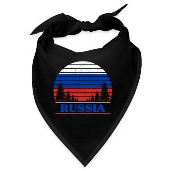 Russland - Bandana - Schwarz - Vorne