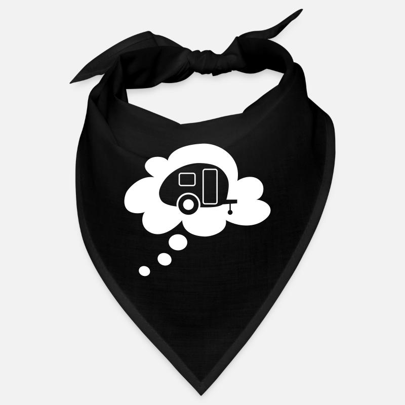 Caravan Cloud Speech Bubble Ventilateur de caravane de camping Bandana