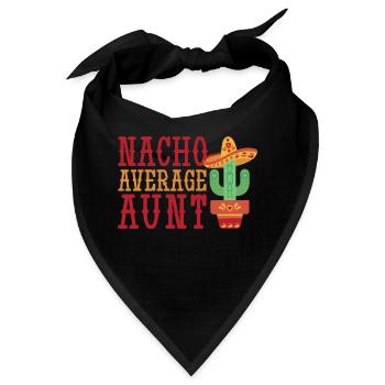 Nacho durchschnittliche Tante Nacho durchschnittli - Bandana - Schwarz - Vorne