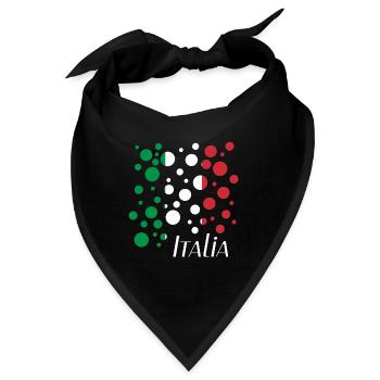 Italia Bubbles - Bandana - Schwarz - Vorne