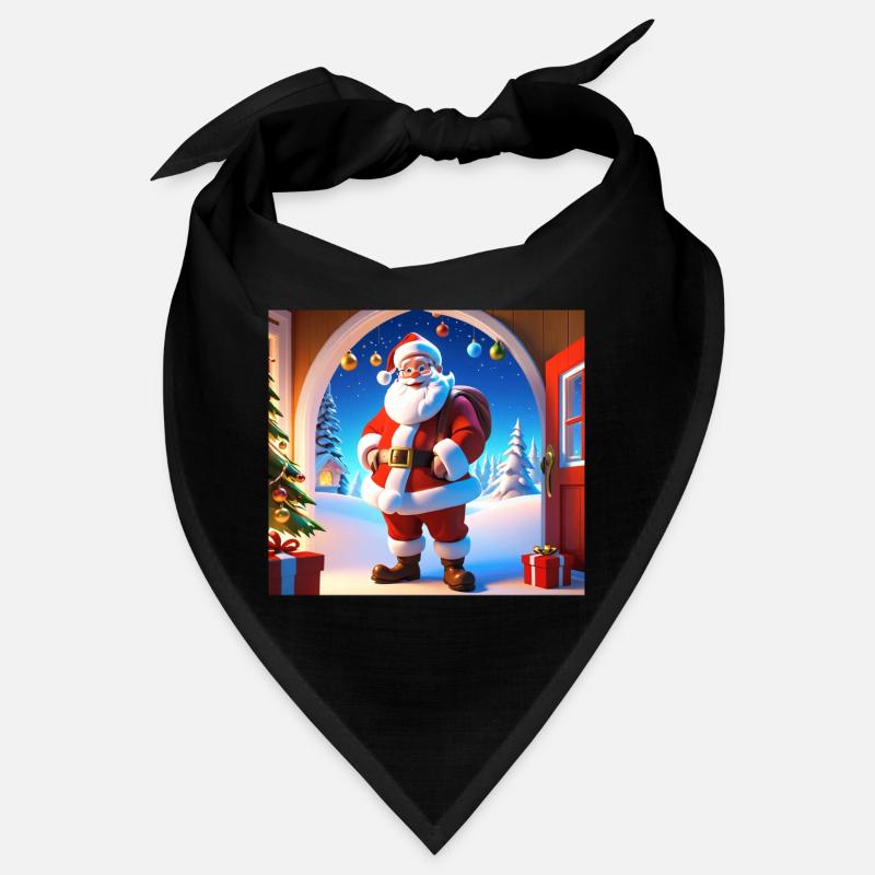 Dessin animé Joyeux Noël Saint-Nicolas Cadeau Bandana