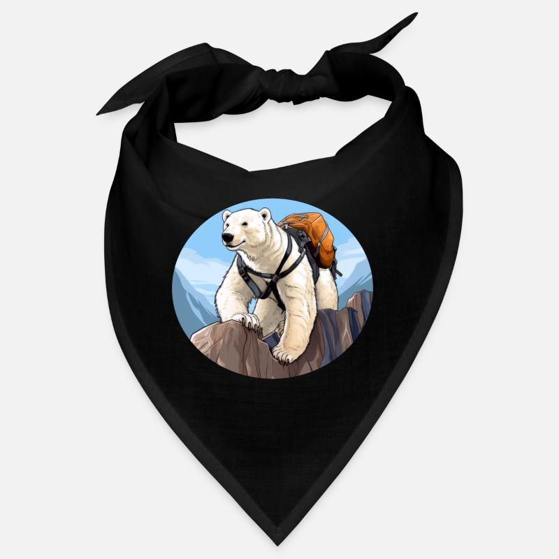 Eisbären Wandern / Bergsteiger Eisbär Bandana