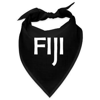 Fiji - Fidschi - Inseln - Pazifik - Südsee - Bandana - Schwarz - Vorne
