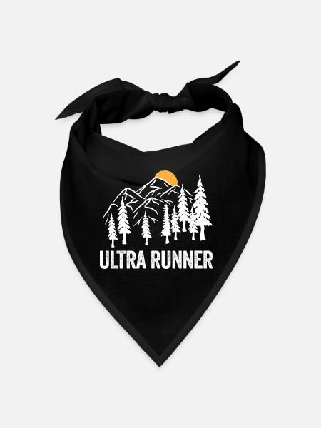 Ultra Runner - Bandana - black - Front