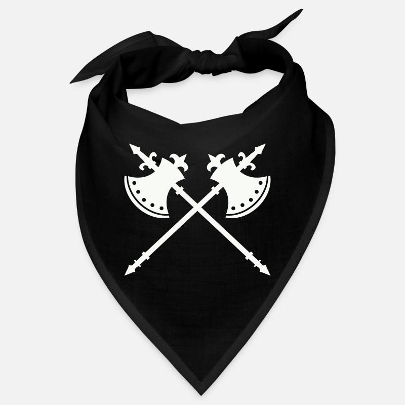 Axe de guerre de croisement Bandana