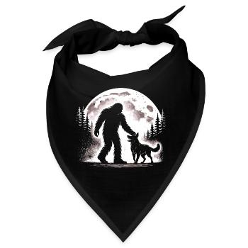 Bigfoot Deutscher Schäferhund - Bandana - Schwarz - Vorne