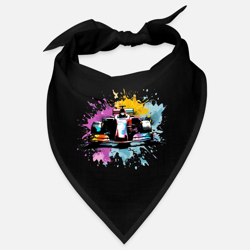 Bunte Splash Art Rush Rennfahrer-Rennen Bandana