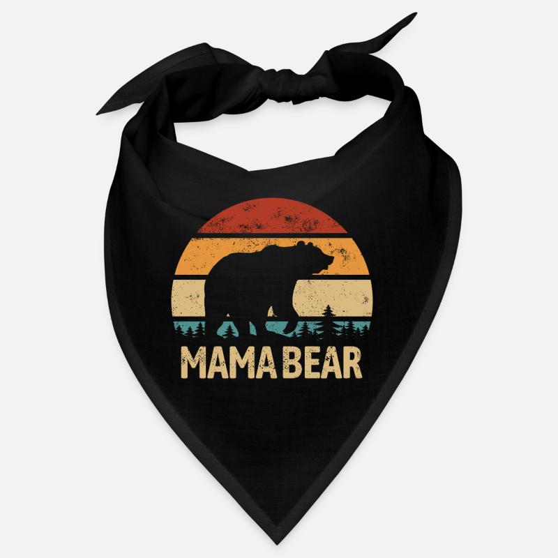 Mama Bear - Muttertag - Vintage Geschenk Bandana
