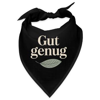 Gut Genug Selbstliebe Ich Bin Gut Genug Selbstwert - Bandana - Schwarz - Vorne