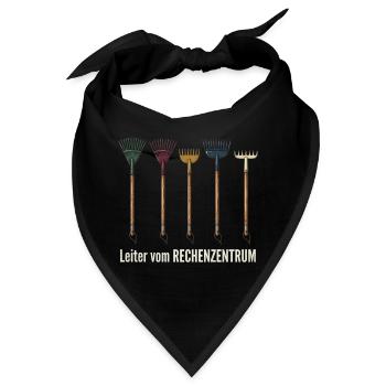 Rechenzentrum Gärtner Garten Gartenarbeit - Bandana - Schwarz - Vorne