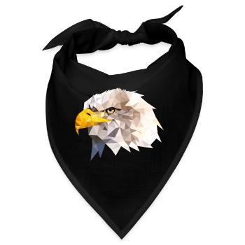 Weißkopfseeadler Seeadler American Eagle Adler - Bandana - Schwarz - Vorne
