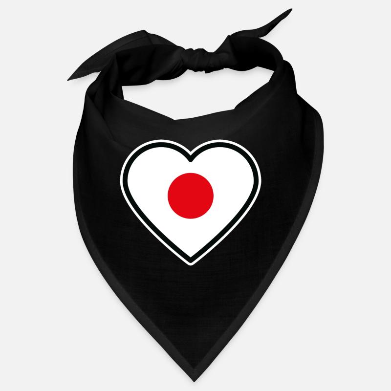 japan flagge herz Bandana