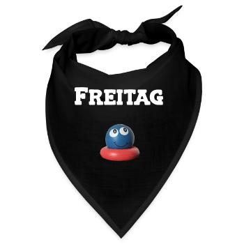 Freitag - Bandana - Schwarz - Vorne