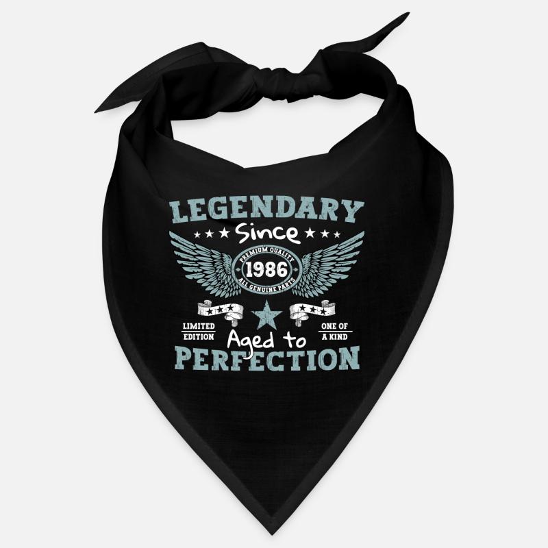 Legendary since 1986 36th birthday gift Bandana