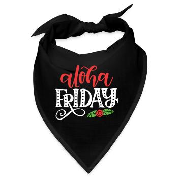 Aloha Freitag - Bandana - Schwarz - Vorne