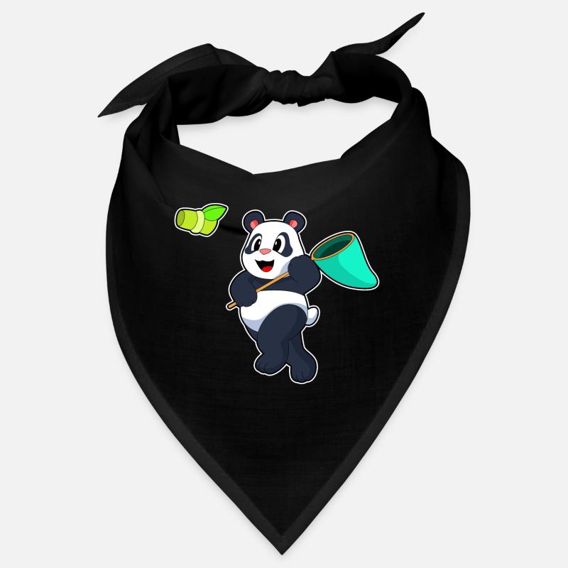 Panda Landing Net Bambou Bandana