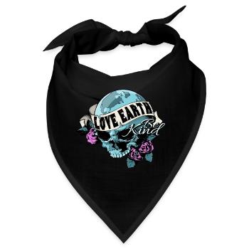 Mutter Erde - Bandana - Schwarz - Vorne