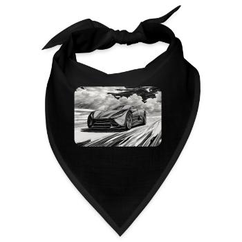 Sportwagen adrenalin - Bandana - Schwarz - Vorne