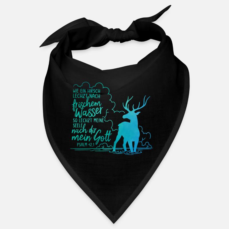 Wie ein Hirsch lechzt nach frischem Wasser Bandana
