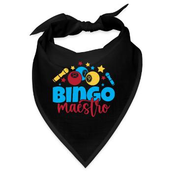 Bingo Game Maestro Bingo - Bandana - Schwarz - Vorne
