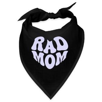Rad Mother – Kleines Herz (Custom Color) - Bandana - Schwarz - Vorne
