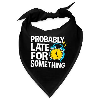 ProkrastinationFaul Faulheit Faulenzer - Bandana - Schwarz - Vorne