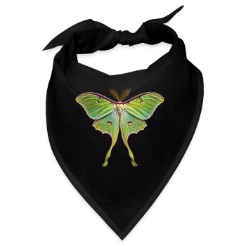 Luna Moth Actias luna - Bandana - Schwarz - Vorne