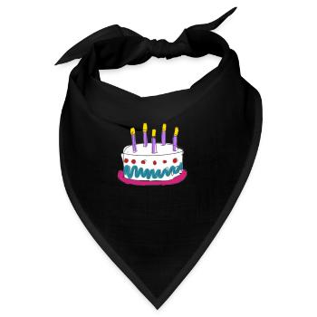 Torte - Bandana - Schwarz - Vorne