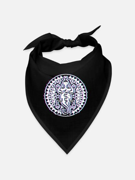 Native Indian Shaman - Bandana - black - Front