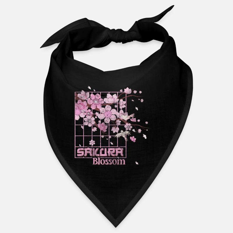 Cherry Blossoms Nature Symbol Pink Bandana