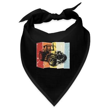 Traktor Deutz retro style - Bandana - Schwarz - Vorne