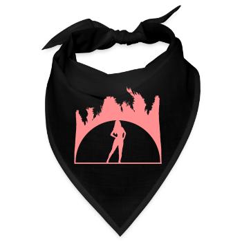 Frau Sexy Urlaub - Bandana - Schwarz - Vorne