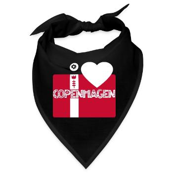 Kopenhagen - Bandana - Schwarz - Vorne