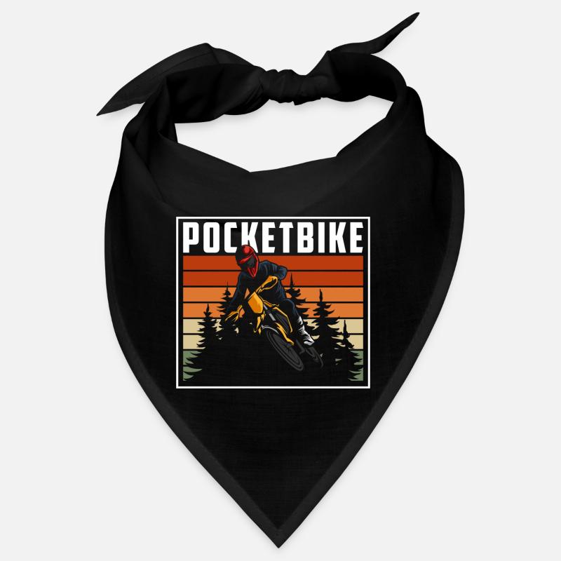 Pocketbike Biker Zweirad Matsch Bandana