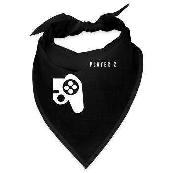 Player 2 Parent - Bandana - Schwarz - Vorne