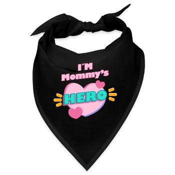 Ich bin Mamas HELD - Bandana - Schwarz - Vorne