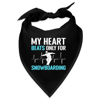 Snowboard Extremsport Boarder - Bandana - Schwarz - Vorne