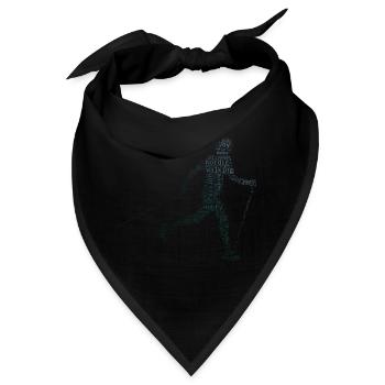 Herren Walker Nordic Walking Walken Damen - Bandana - Schwarz - Vorne