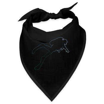 Scuba Taucher Scuba Tauchen Scuba Diver - Bandana - Schwarz - Vorne