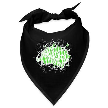 cool bow tie business cat tshirts gift aww - Bandana - Schwarz - Vorne